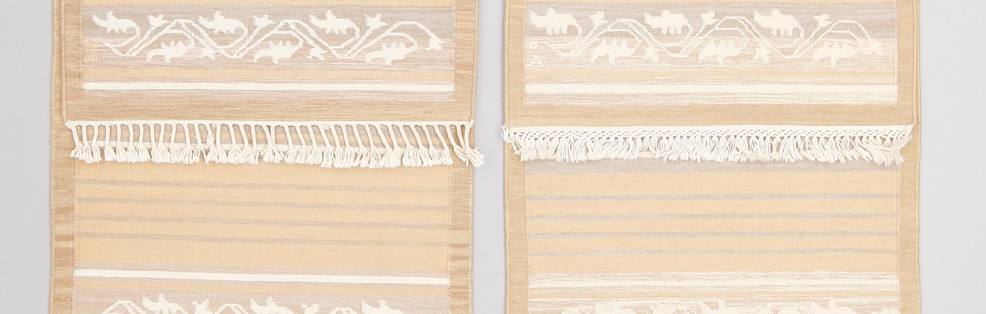 RÖLAKAN, 2 st, galleri, Anna-Johanna Ångström, för Axeco. 240 x 78 cm, resp 160 x 78 cm.