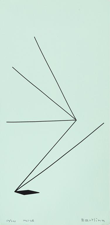 Olle Bærtling, silkscreen in colours, 1961-68, signed 59/300.