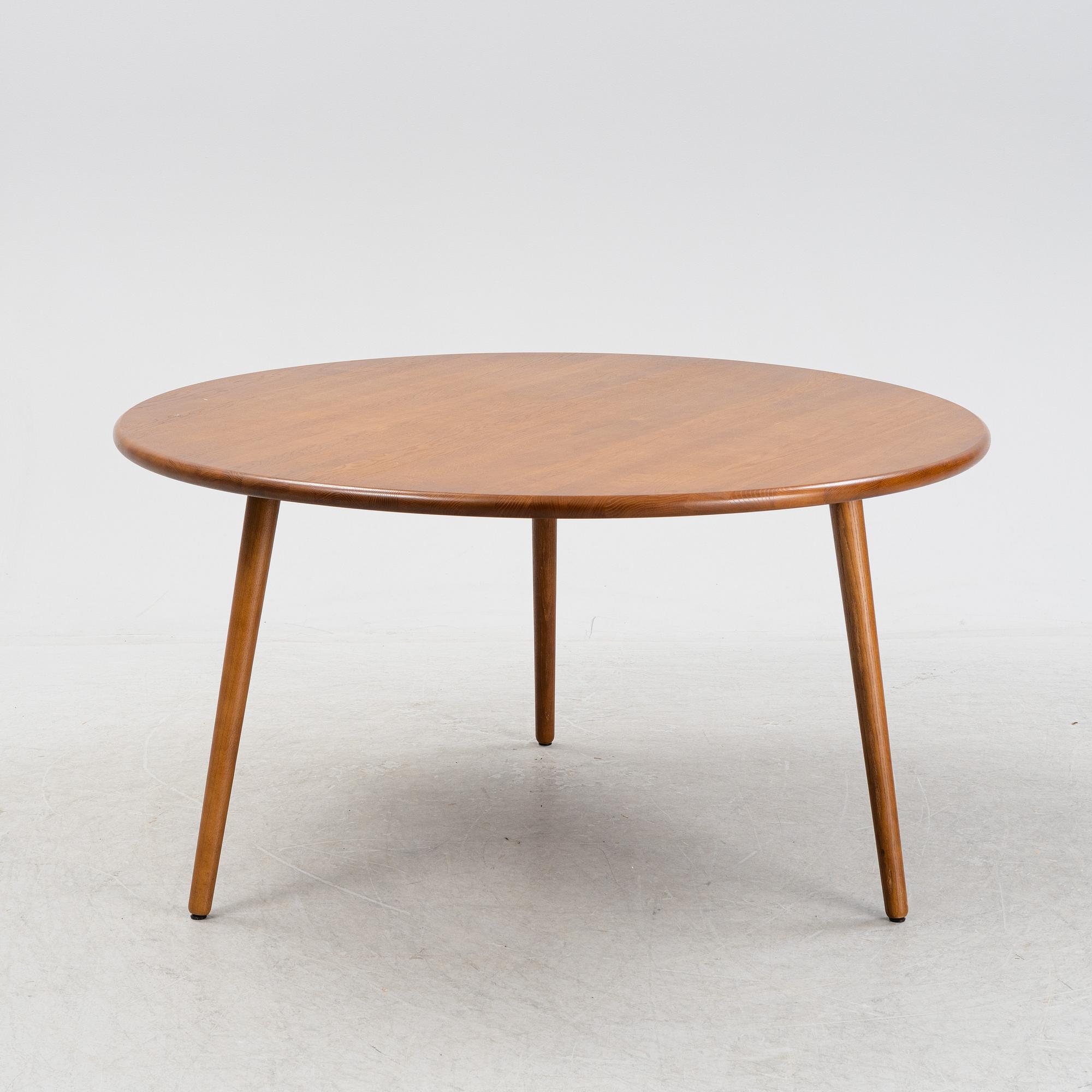 Jonas Lindvall, a stained oak dining table for Stolab.