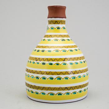 STIG LINDBERG, a faience vase, Gustavsberg 1940/50s.