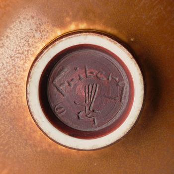 Berndt Friberg, a miniature stoneware vase and bowl, Gustavsberg Studio 1964-65.