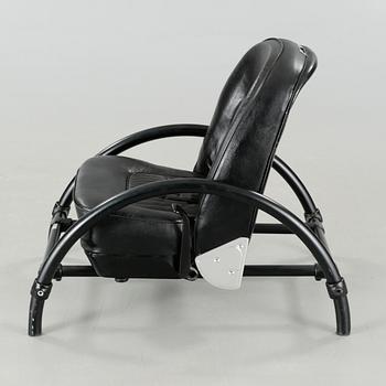 "Rover chair" by Ron Arad, One Off Ltd, London, 1980s.