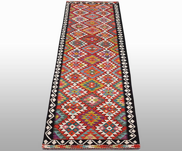 A runner, Kilim, ca 388 x 80 cm.