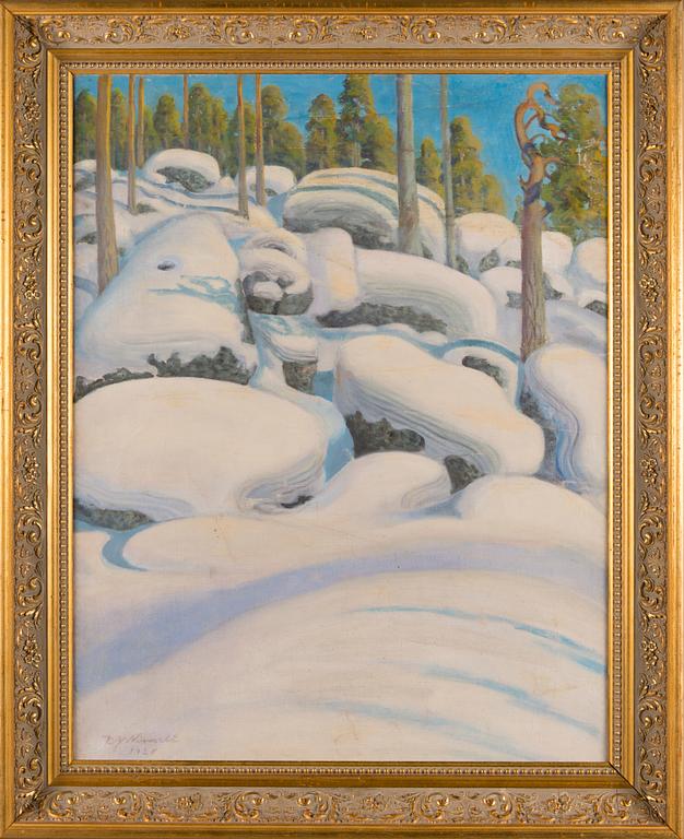 DAVID JOHANNES NIEMELÄ, oil on canvas, signed and dated 1928.