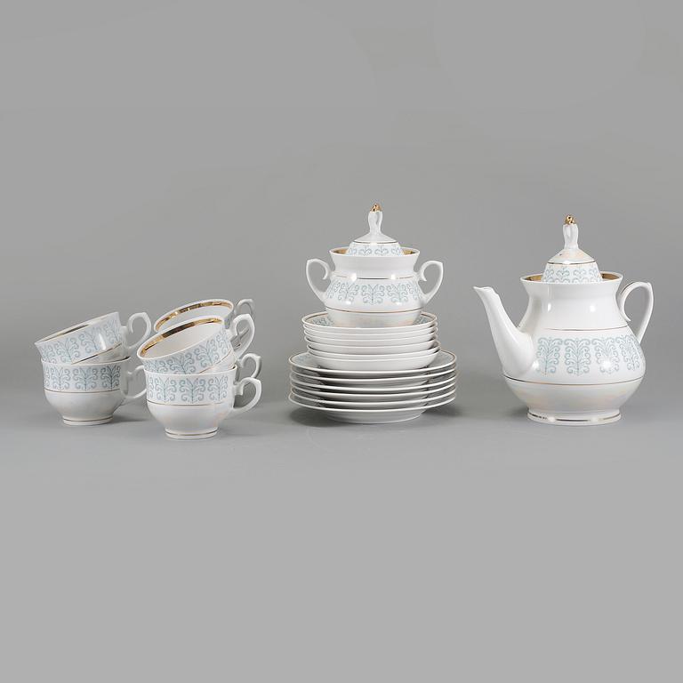 A 1950s porcelian tea service.