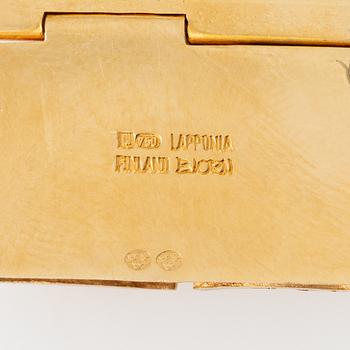 A Björn Weckström bracelet 18K gold "Tenochtitlan", for Lapponia.