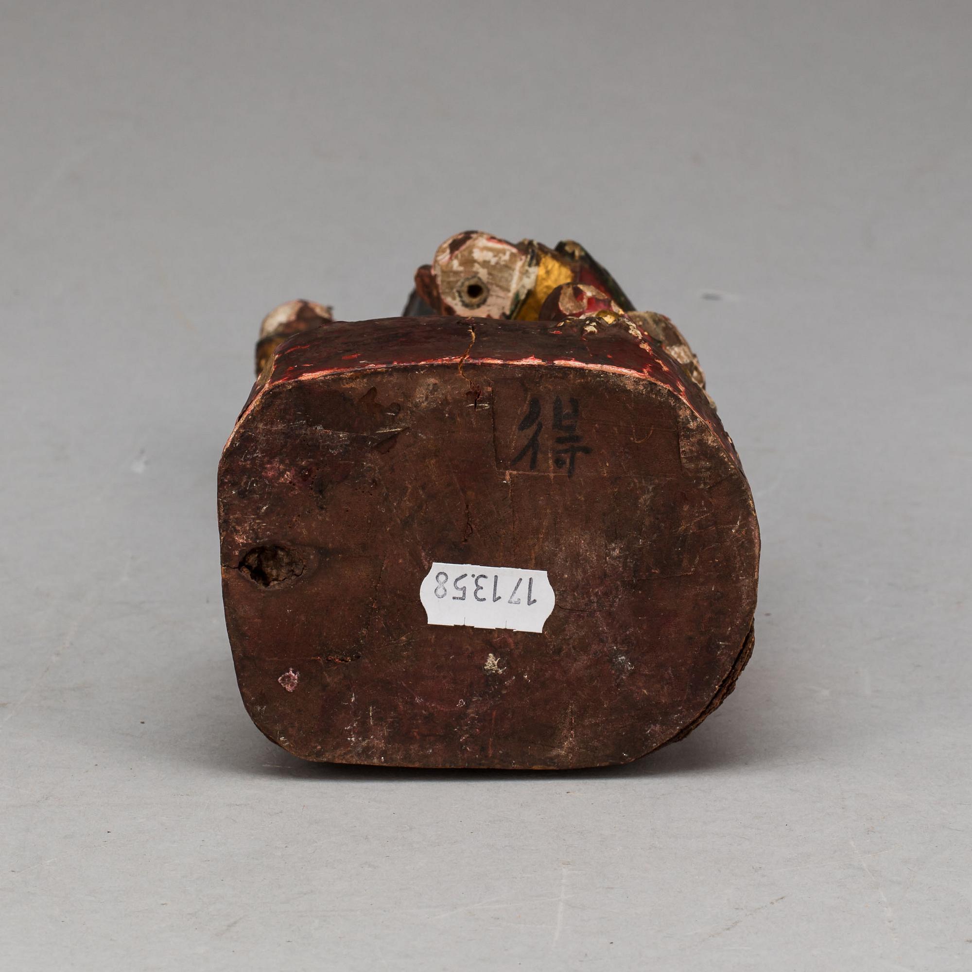 FIGURIN, trä, Kina, 1900-tal.