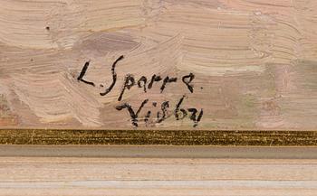 Louis Sparre, oil on board, signed.
