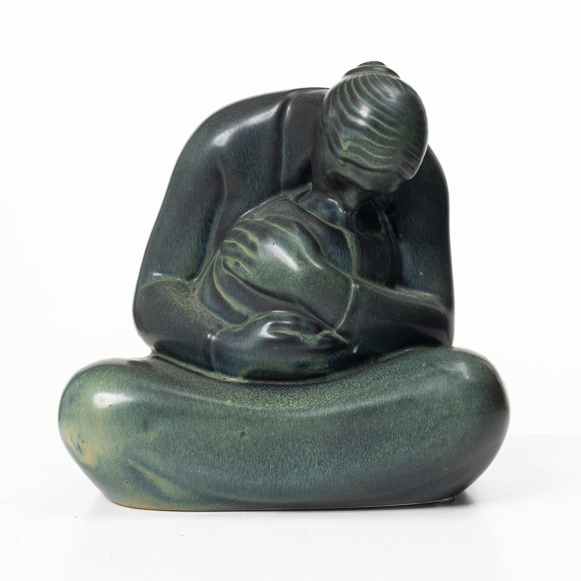 Gunnar Nylund, Sculpture, flintware, Rörstrand.