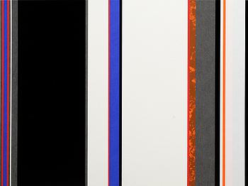 NILS KÖLARE, "Ricercar", mapp med 4 serigrafier tryckta av Ingvar Landberg, nr 37/99, sign o dat -86.