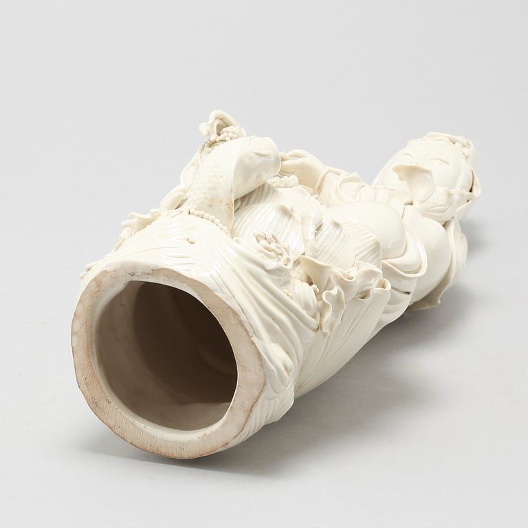 A blanc de chine figurine, Qing dynasty (1644-1912).