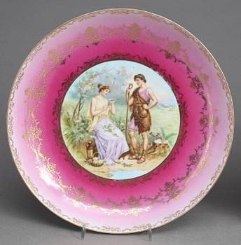 FAT, porslin, senempire, Wein, 1800-talets mitt.