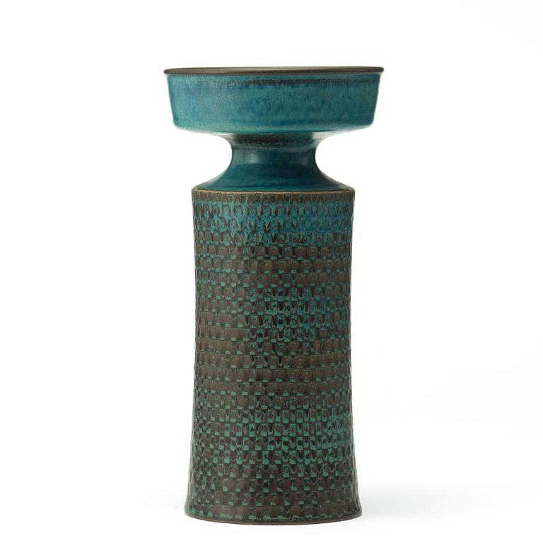 Stig Lindberg, A Stig Lindberg stoneware vase, Gustavsberg studio, Sweden 1964.