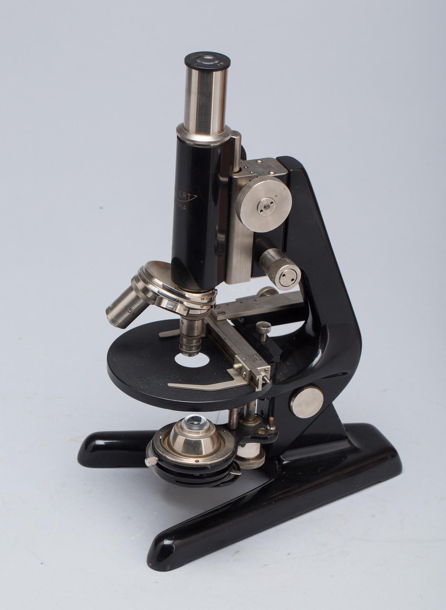 MIKROSKÅP, Reichert, 1900-tal.