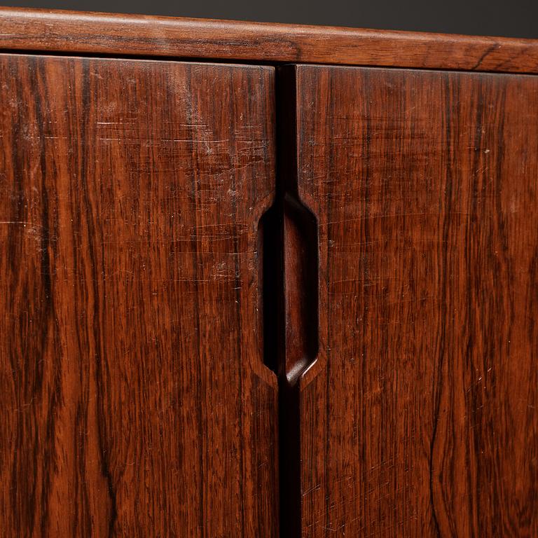 SVEND LANGKILDE, a Danish rosewood veneered sideboard, 1960's.