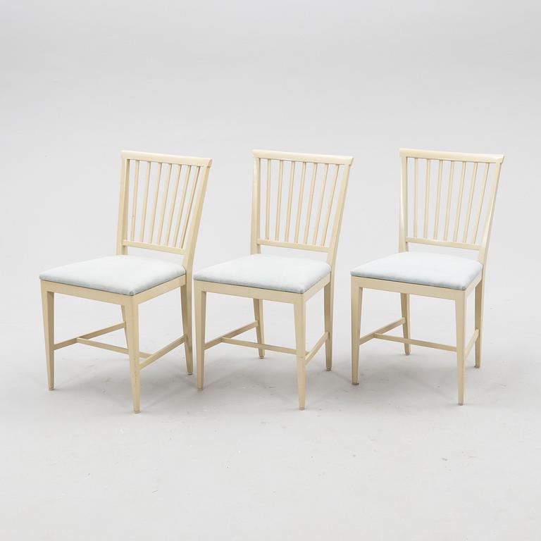 Carl Malmsten, Dining set 8 pieces Bodafors mid/second half of the 20th century.