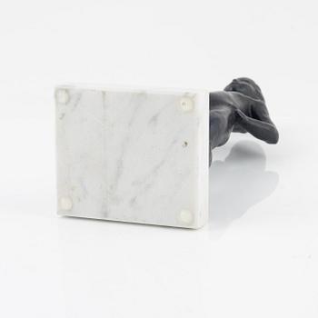 Gudmar Olovson, Sculpture. Cold bronze (bronzed synthetic resin), signed.