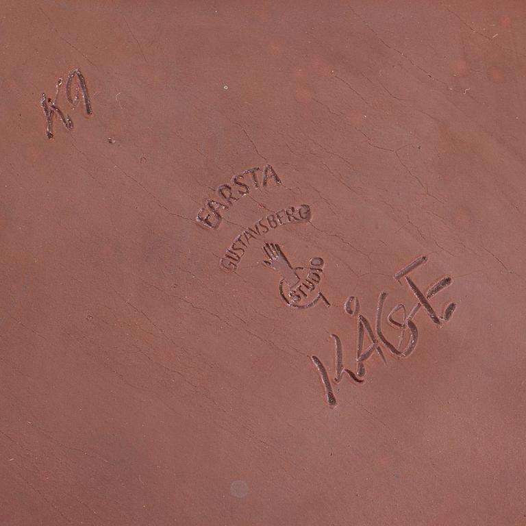 A Wilhelm Kåge 'Farsta' stoneware dish, Gustavsberg Studio.