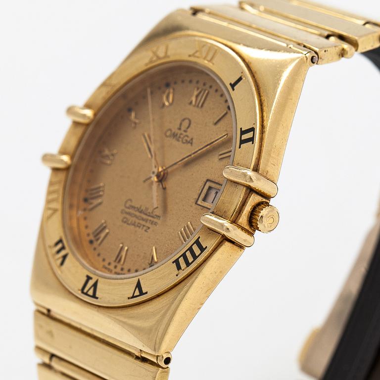 Omega, Constellation, chronometer, wristwatch, 32.5 mm.