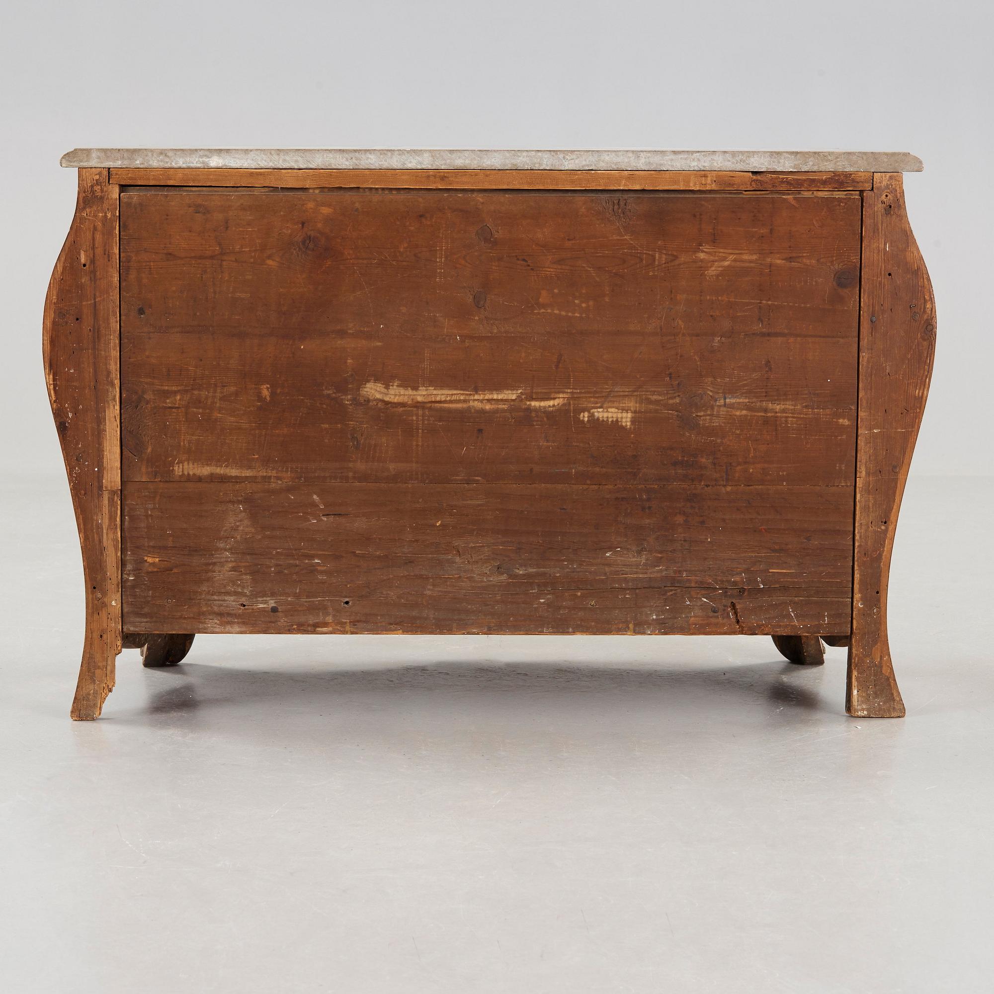 BYRÅ. Stockholmsarbete, 1700-talets andra hälft. Rokoko.