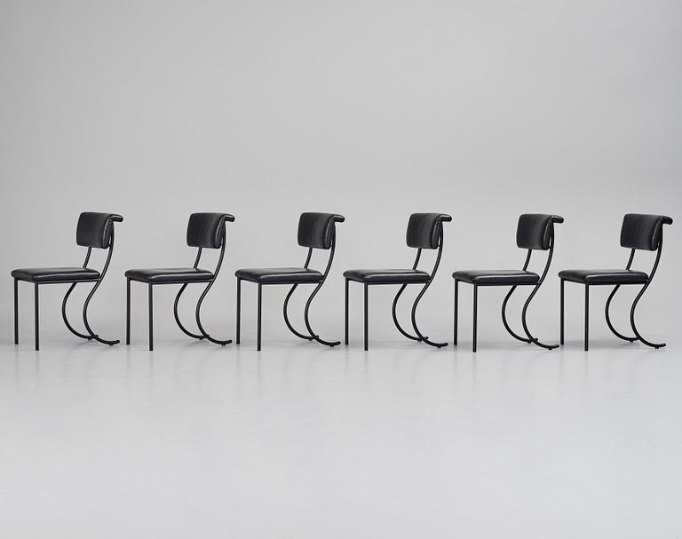 Jonas Bohlin, 6 'Tivoli' chairs, Klong, Sweden, post 2002.
