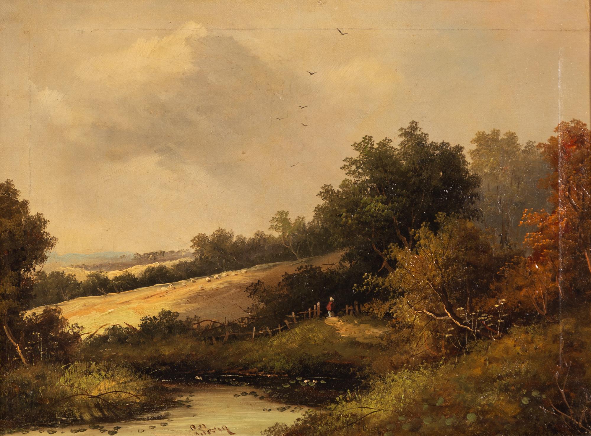 Sidney Richard Percy, after, Hedlandscape, 2 pcs.