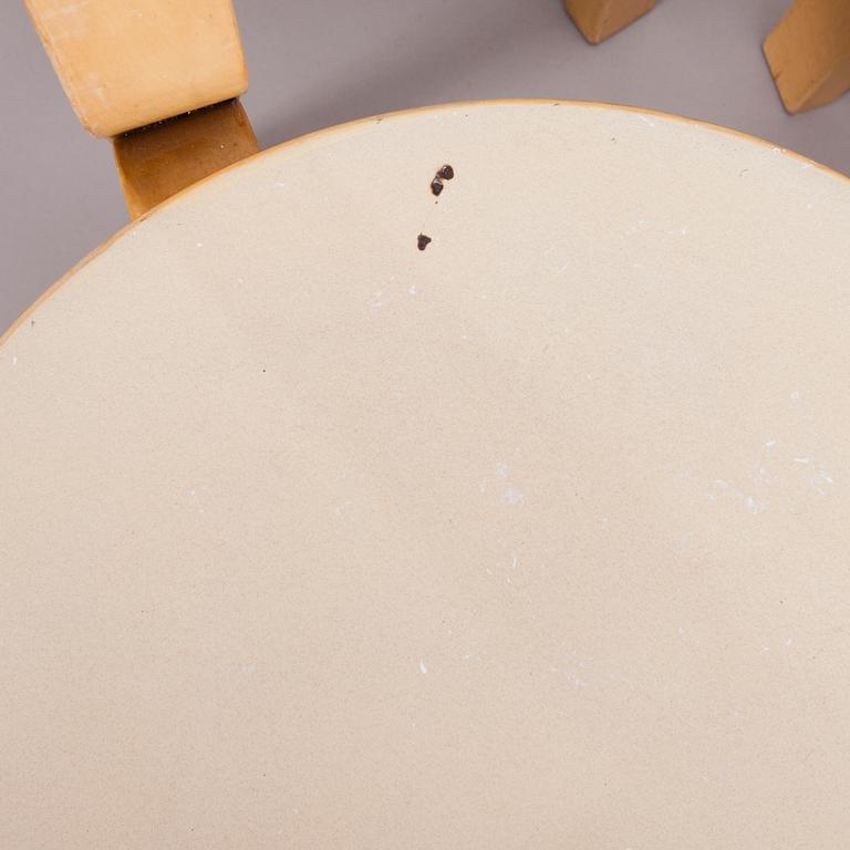 ALVAR AALTO, tuoleja, 5 kpl, malli 68, Artek, 1900-luvun loppu.