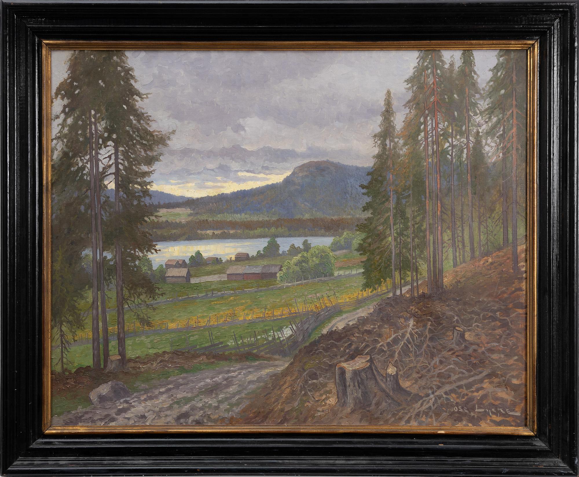 Oscar Lycke, Lake Landscape.