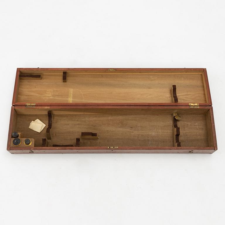 A telescope by John Browning of 63 Strand, London, later part 19th century/circa 1900.