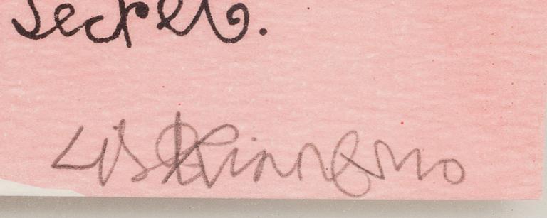 LISA RINNEVUO, färglitografi, signerad och numrerad 17/195.