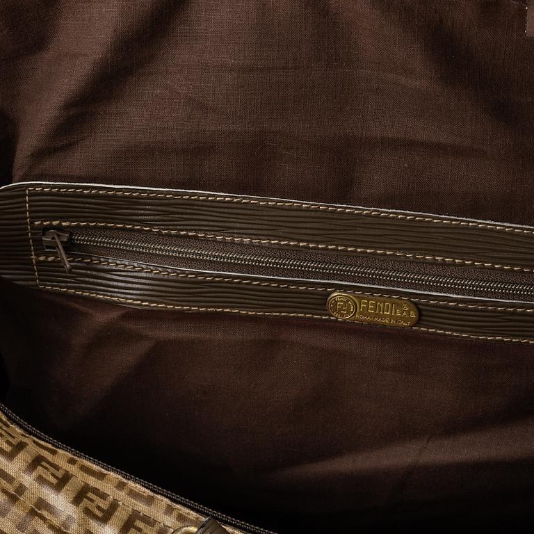FENDI, 'Zucchino Coated Canvas Duffle Bag'.