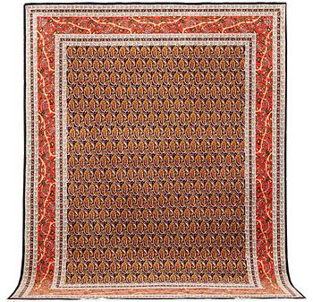 A Tabriz rug, 50 Raj, a. 195 x 152 cm.