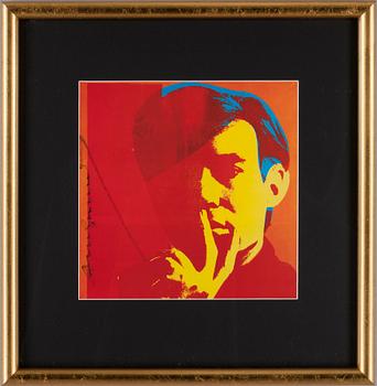 ANDY WARHOL, offset, sign.