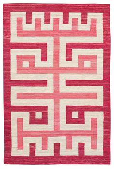 971. RUG. Flat weave (Rölakan). 155 x 100 cm.