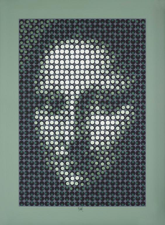 Jean-Pierre Vasarely (Yvaral), "Mona Lisa Synthétisée".