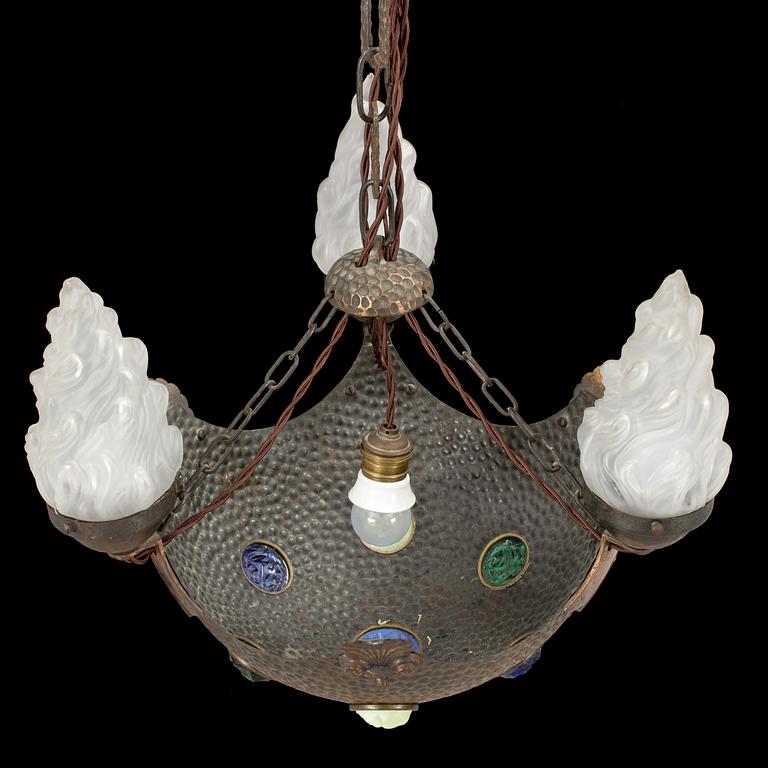 A ceiling lamp, jugend, 1910´s/20´s.