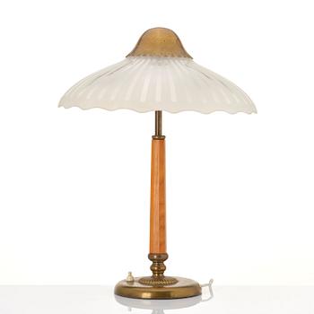 Harald Notini, a table lamp, model '15462', Arvid Böhlmarks Lampfabrik, Sweden, 1940s.