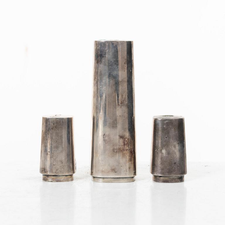 Ströare, silver, tre stycken, GAB, 1960-tal.