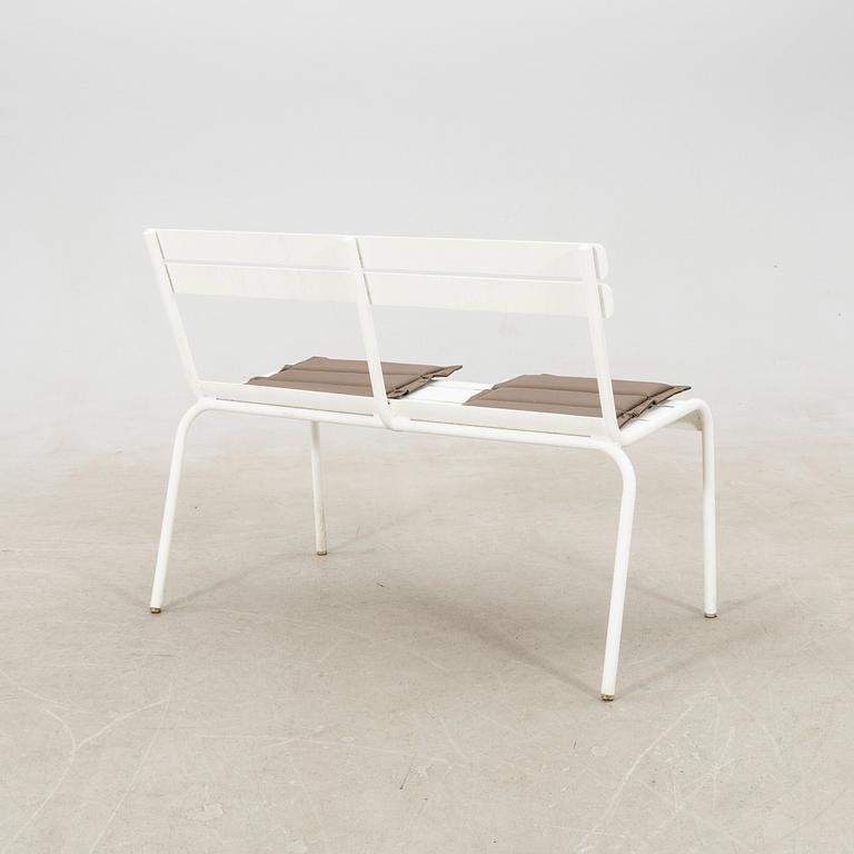 Frédéric Sofia, garden sofa, "Luxembourg" for Fermob 21st century.