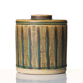 Wilhelm Kåge, a Farsta stoneware vase, Gustavsbergs Studio 1958.
