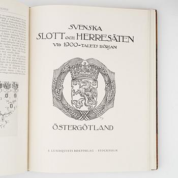 "Svenska slott och herresäten vid 1900-talets början", 5 vol, Stockholm 1908-14; samt Ny följd 4 vol, Stockholm 1918-23.