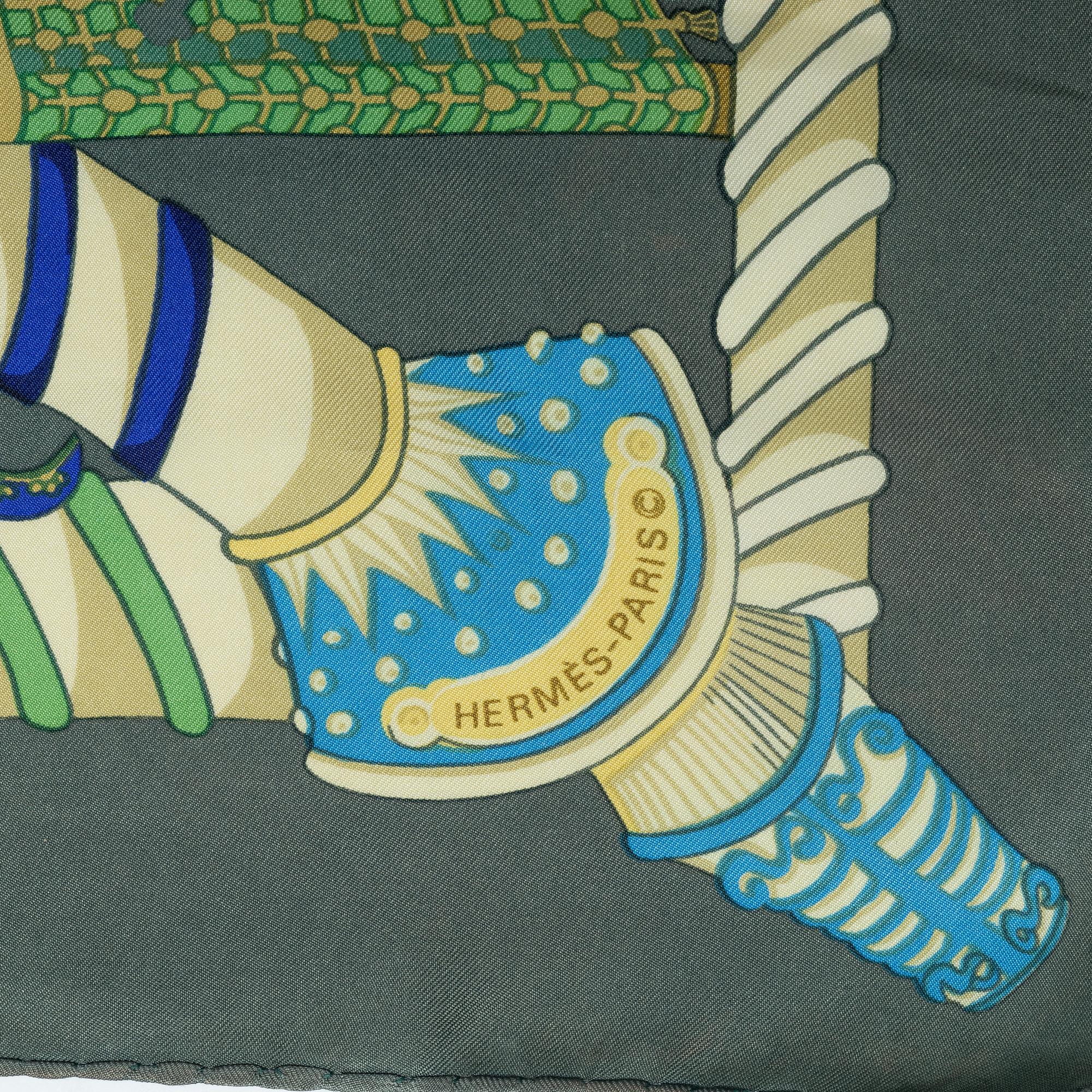 Hermès, a 'Etendards et Bannieres' scarf.