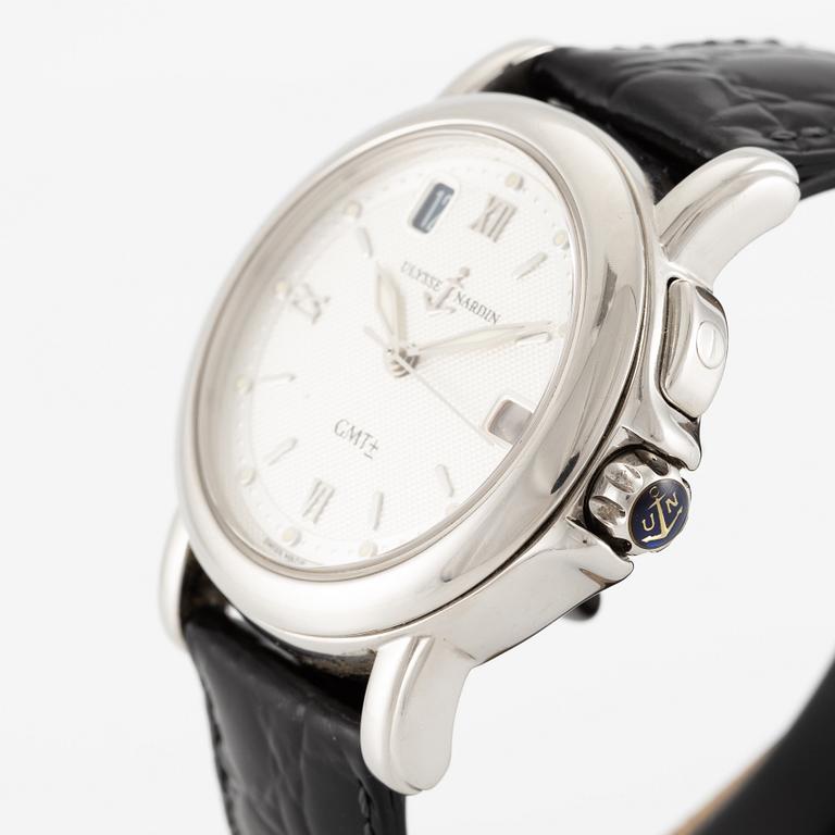 Ulysse Nardin, San Marco, GMT, wristwatch, 40 mm.