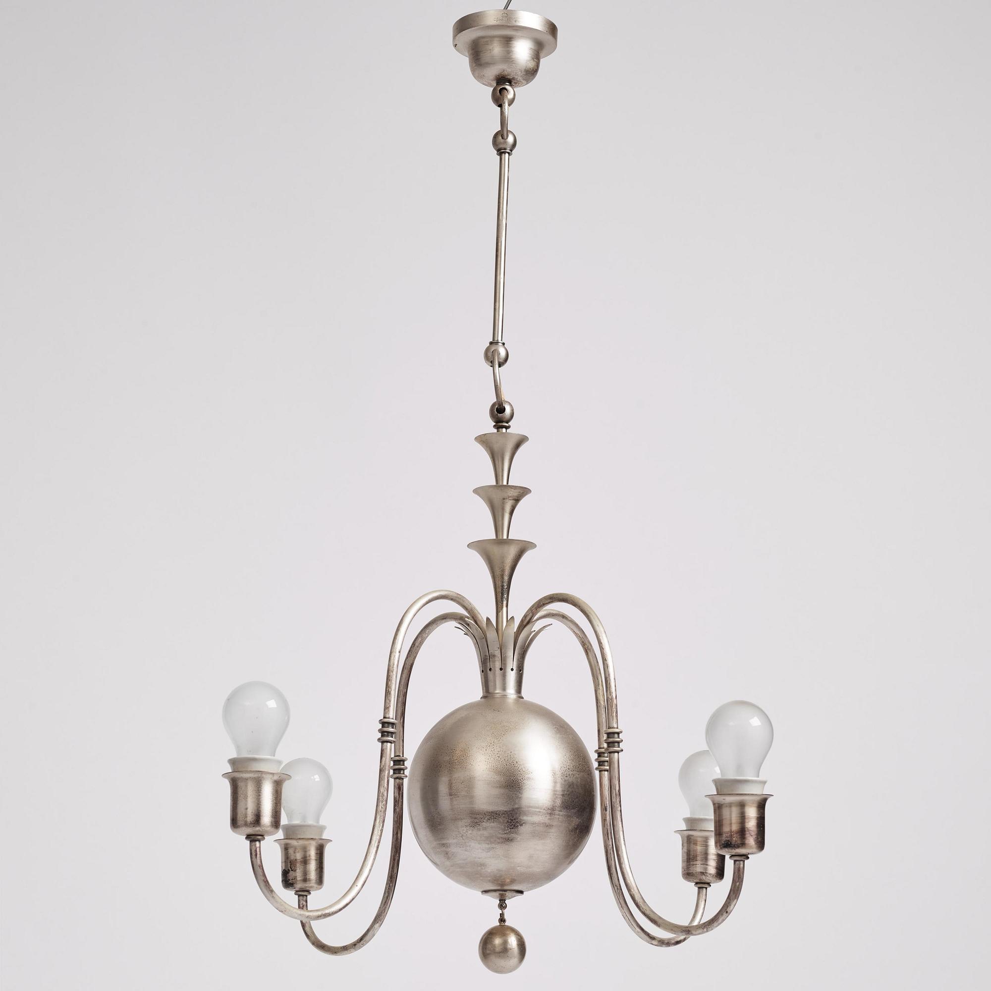 Elis Bergh, takkrona, Swedish Grace, C.G. Hallberg, Stockholm, 1920-tal.