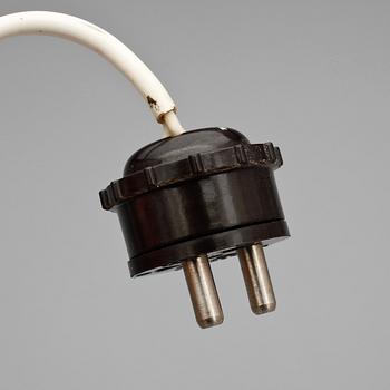 TAKLAMPA, möjl Luxus, 1950/1960-tal. H 45, diam ca 20.