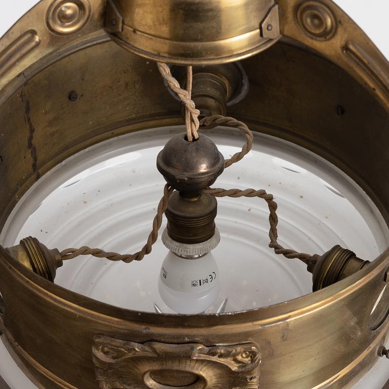 Taklampa, jugend, tidigt 1900-tal.