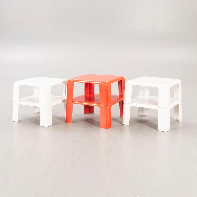 A set of 4+s Mario Bellini, tables/side tables for C&B, designed in 1966.