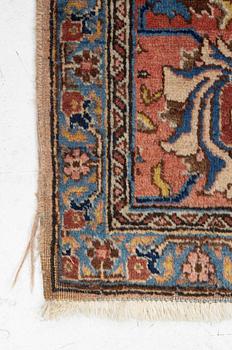 A semi antique Tabriz carpet, c. 290 x 195 cm.
