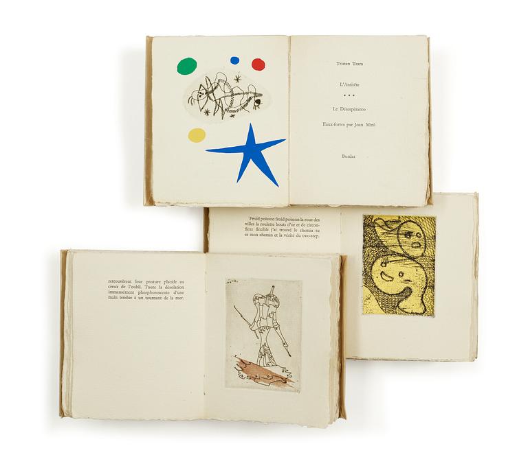 "L'Antitête" Triztan Tzara (3 vol).