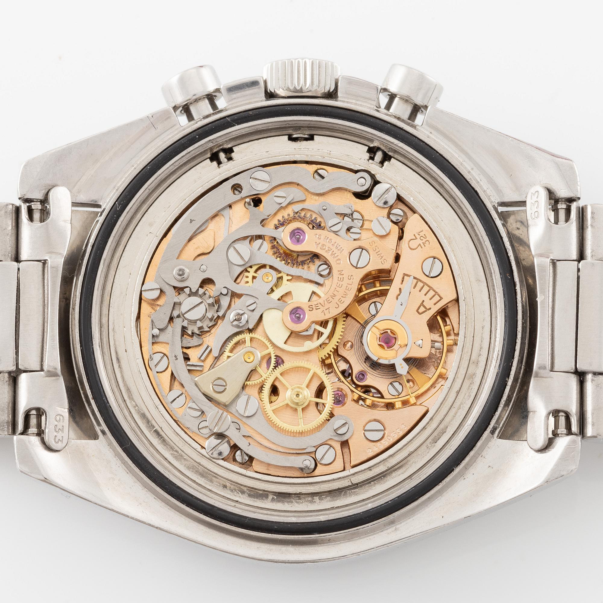 Omega, Speedmaster, Moonwatch, Professional, "CB case", chronograph, wristwatch, 42 mm.